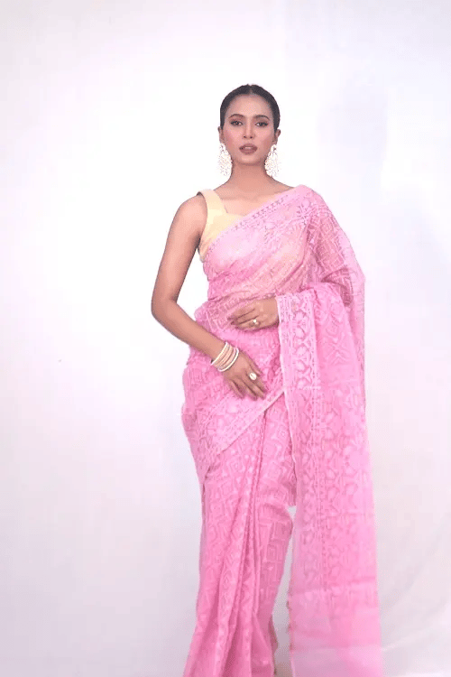 Belwari Jamdani Saree
