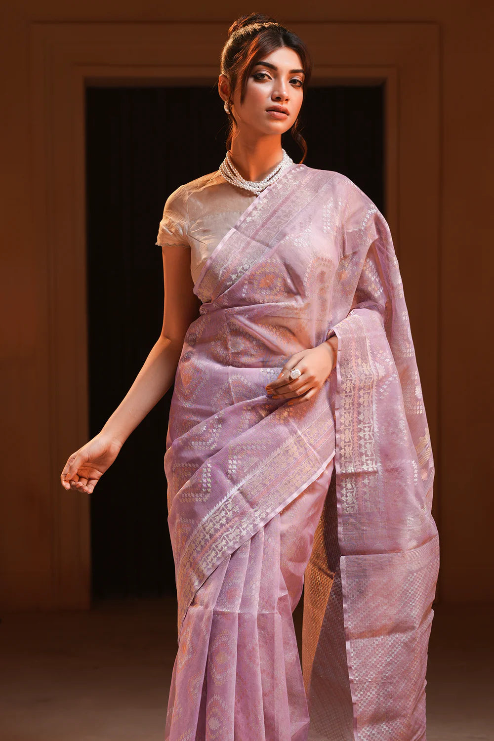 Belwari Jamdani Saree